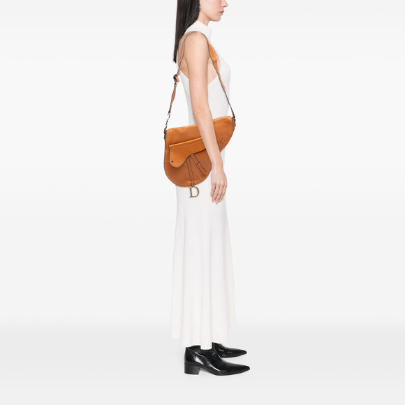 Pre-Loved Dior Leather Baudrier Saddle Bag - Picture 7 of 7